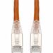 AddOn 2.5ft Orange CAT 6A Shielded PVC Ethernet Cable Snagless Easy Clear Boot RJ-45 M/M - 2.50 ft Category 6a Network Cable for Patch Panel, Hub, Switch, Media Converter, Router, Network Device - First End: 1 x RJ-45 Network - Male - Second End: 1 x RJ-4