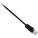V7 Black Cat6 Unshielded (UTP) Cable RJ45 Male to RJ45 Male 1m 3.3ft - 3.28 ft Category 6 Network Cable for Modem, Router, Hub, Patch Panel, Wallplate, PC, Network Card, Network Device - First End: 1 x RJ-45 Network - Male - Second End: 1 x RJ-45 Network 