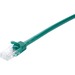 V7 Green Cat6 Unshielded (UTP) Cable RJ45 Male to RJ45 Male 1m 3.3ft - 3.28 ft Category 6 Network Cable for Modem, Router, Hub, Patch Panel, Wallplate, PC, Network Card, Network Device - First End: 1 x RJ-45 Network - Male - Second End: 1 x RJ-45 Network 