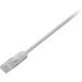 V7 White Cat6 Unshielded (UTP) Cable RJ45 Male to RJ45 Male 1m 3.3ft - 3.28 ft Category 6 Network Cable for Modem, Router, Hub, Patch Panel, Wallplate, PC, Network Card, Network Device - First End: 1 x RJ-45 Network - Male - Second End: 1 x RJ-45 Network 