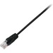 V7 Black Cat6 Unshielded (UTP) Cable RJ45 Male to RJ45 Male 10m 32.8ft - 32.81 ft Category 6 Network Cable for Modem, Router, Hub, Patch Panel, Wallplate, PC, Network Card, Network Device - First End: 1 x RJ-45 Network - Male - Second End: 1 x RJ-45 Netwo