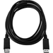 V7 Black Video Cable DisplayPort Male to DisplayPort Male 2m 6.6ft - 6.56 ft DisplayPort A/V Cable for Audio/Video Device - First End: 1 x DisplayPort 1.3 Digital Audio/Video - Male - Second End: 1 x DisplayPort 1.3 Digital Audio/Video - Male - 21.6 Gbit/