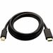 V7 Black Video Cable Mini DisplayPort Male to HDMI Male 2m 6.6ft - 6.56 ft HDMI/Mini DisplayPort A/V Cable for PC, Monitor, Projector, Audio/Video Device - First End: 1 x Mini DisplayPort Digital Audio/Video - Male - Second End: 1 x HDMI Digital Audio/Vid