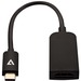V7 Black USB Video Adapter USB-C Male to HDMI Female Slim - 3.94" HDMI/USB A/V Cable for MacBook, PC, Monitor, TV, Audio/Video Device - First End: 1 x USB Type C - Second End: 1 x HDMI 1.4 Type A Digital Audio/Video - Female - Supports up to 3840 x 2160 -