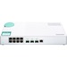 QNAP QSW-308-1C Ethernet Switch - 8 Ports - 2 Layer Supported - Modular - Twisted Pair, Optical Fiber - Desktop - 2 Year Limited Warranty