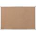 Bi-silque Ayda Cork Bulletin Board - 0.50" Height x 24" Width x 36" Depth - Cork Surface - Self-healing, Durable, Resilient, Heavy-gauge - Aluminum Frame - 1 Each