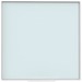 U Brands Glass Dry Erase Board, Only for use with HIGH Energy Magnets, 35" x 35" , White Frosted Surface, White Aluminum Frame (2825U00-01) - 35" (2.9 ft) Width x 35" (2.9 ft) Height - Frosted White Tempered Glass Surface - White Aluminum Frame - Square -