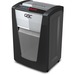 GBC ShredMaster SM15-08 Micro-Cut Shredder - Non-continuous Shredder - Micro Cut - 15 Per Pass - for shredding Paper, Staples, Paper Clip - P-5 - 4 Hour Run Time - 8 gal Wastebin Capacity - Black, Chrome