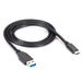 Black Box USB 3.1 Cable - Type C Male to USB 3.0 Type A Male, 5-Gbps, 1-m (3.2-ft.) - 3.28 ft USB/USB-C Data Transfer Cable for Peripheral Device, Flash Drive, Keyboard, Mouse, MacBook, Smartphone, Chromebook - First End: 1 x USB 3.1 Type C - Male - Secon