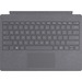 Microsoft Signature Type Cover Keyboard/Cover Case Microsoft Surface Pro (5th Gen), Surface Pro 3, Surface Pro 4, Surface Pro 6, Surface Pro 7 Tablet - Light Charcoal - Stain Resistant - Alcantara Body - 0.2" Height x 11.6" Width x 8.5" Depth