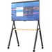 Heckler Design Rolling Stand for DTEN D7 55-inch - Up to 55" Screen Support - 62.9" Height x 45.8" Width x 34.6" Depth - Powder Coated - Powder Coated Steel - Black Gray
