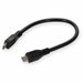 AddOn 1ft Micro-USB 2.0 (B) Male to USB 2.0 (A) Male Black Cable - 1 ft USB/USB Micro-B Data Transfer Cable for Mobile Device, Keyboard/Mouse, External Hard Drive, Flash Drive - First End: 1 x USB 2.0 Type A - Male - Second End: 1 x Micro USB 2.0 Type B -