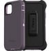 OtterBox Defender Carrying Case (Holster) Apple iPhone 11 Smartphone - Purple Nebula - Dirt Resistant Port, Dust Resistant Port, Lint Resistant Port, Anti-slip, Drop Resistant - Belt Clip