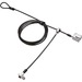 Kensington Keyed Dual Head Cable Lock for Surface Pro and Surface Go - Black - Carbon Steel, Plastic - 5.91 ft - For Notebook