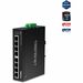 TRENDnet 8-Port Industrial Unmanaged Fast Ethernet DIN-Rail Switch; TI-E80 8 x Fast Ethernet Ports; 1.6Gbps Switching Capacity;8 Port Network Fast Ethernet Switch;IP30 Metal Switch;Lifetime Protection - 8-Port Industrial Fast Ethernet DIN-Rail Switch