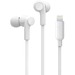 Belkin ROCKSTAR Headphones with Lightning Connector - Stereo - Lightning Connector - Wired - Earbud - Binaural - In-ear - 3.67 ft Cable - White