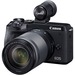 Canon EOS M6 Mark II 32.5 Megapixel Mirrorless Camera with Lens - 0.71" - 5.91" - Black - Autofocus - 3" Touchscreen LCD - 8.3x Optical Zoom - Digital (IS) - 6960 x 4640 Image - 3840 x 2160 Video - HD Movie Mode - Wireless LAN