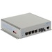 Omnitron Systems OmniConverter Managed Gigabit, MM ST, RJ-45, Ethernet Fiber Switch - 4 x 10/100/1000BASE-T, 1 x 1000BASE-X, DC Power, 5 Year Warranty