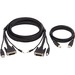 Eaton Tripp Lite Series DVI KVM Cable Kit - DVI, USB, 3.5 mm Audio (3xM/3xM) + USB (M/M), 6 ft. (1.83 m) - 6 ft KVM Cable for KVM Switch, Computer, Scanner, Smart Card, Biometric Reader - First End: 1 x 24-pin DVI-I (Dual-Link) Male Video, First End: 1 x 