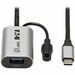 Eaton Tripp Lite Series USB 3.2 Gen 1 Active Extension Cable - USB-C to USB-A (M/F), 5 Gbps, Data Only, 5 m (16.4 ft.) - 16.40 ft USB Data Transfer Cable for Chromebook, Notebook, Tablet, Computer, Printer, Modem, MacBook, Smartphone, Keyboard, Portable H