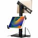 CTA Digital Angle-Adjustable Twin Tablet Stand for 7-10 Inch Tablets - Up to 10" Screen Support - 18" Height x 8" Width x 8" Depth