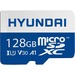 Hyundai 128GB microSDXC UHS-1 Memory Card with Adapter, 95MB/s (U3) 4K Video, Ultra HD, A1, V30 - Up to 65MB/s write speeds for fast shooting. 4K UHD and Full HD ready with UHS Speed Class 3 (U3) and Video Speed Class 30 (V30). Rated A1 for faster loading