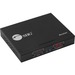 SIIG HDMI 2.0 4K60Hz Over IP Extender / Matrix with IR - Receiver - 1 Output Device - 393.70 ft Range - 1 x Network (RJ-45) - 1 x HDMI Out - 4K - Twisted Pair - Category 7