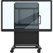 ViewSonic VB-BLM-005 - BalanceBox 650 Height-adjustable Mobile Cart for 65" - 75" Displays - 280 lb Capacity - 47.5" Width x 90.1" Depth x 41.7" Height - Black