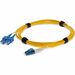 AddOn 2.5m LC (Male) to SC (Male) Straight Yellow OS2 Duplex OFNR (Riser-Rated) Fiber Patch Cable - 100% compatible and guaranteed to work
