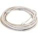 Quiktron Q-Series Patch Cords, CAT6, Non-Booted, White, 3 FT - 3 ft Category 6 Network Cable for Network Device - First End: 1 x RJ-45 Network - Male - Second End: 1 x RJ-45 Network - Male - Patch Cable - Gold Plated Connector - CM - 24 AWG - White