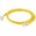 Quiktron Q Cat.6 Patch Network Cable - 3 ft Category 6 Network Cable for Network Device - First End: 1 x RJ-45 Network - Male - Second End: 1 x RJ-45 Network - Male - Patch Cable - Gold Plated Connector - 24 AWG - Yellow
