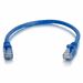 Quiktron Q-Series Patch Cords, CAT5E, Booted, Blue, 6 FT - 6 ft Category 5e Network Cable for Network Device - First End: 1 x RJ-45 Network - Male - Second End: 1 x RJ-45 Network - Male - Patch Cable - Gold Plated Connector - CM - 24 AWG - Blue