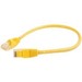 Quiktron Q-Series Patch Cords, CAT6, booted, Yellow, 5 FT - 5 ft Category 6 Network Cable for Network Device - First End: 1 x RJ-45 Network - Male - Second End: 1 x RJ-45 Network - Male - Patch Cable - Gold Plated Connector - CM - 24 AWG - Yellow