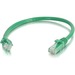 Quiktron Q-Series Patch Cords, CAT6, booted, Green, 9 FT - 9 ft Category 6 Network Cable for Network Device - First End: 1 x RJ-45 Network - Male - Second End: 1 x RJ-45 Network - Male - Patch Cable - CM - Green