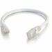 Quiktron Q-Series Patch Cords, CAT6, booted, White, 6 FT - 6 ft Category 6 Network Cable for Network Device - First End: 1 x RJ-45 Network - Male - Second End: 1 x RJ-45 Network - Male - Patch Cable - Gold Plated Connector - 24 AWG - White