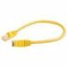 Quiktron Q-Series Patch Cords, CAT5E, Booted, Yellow, 25 FT - 25 ft Category 5e Network Cable for Network Device - First End: 1 x RJ-45 Network - Male - Second End: 1 x RJ-45 Network - Male - Patch Cable - Gold Plated Connector - 24 AWG - Yellow