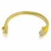 Quiktron Q-Series Patch Cords, CAT5E, Booted, Yellow, 20 FT - 20 ft Category 5e Network Cable for Network Device - First End: 1 x RJ-45 Network - Male - Second End: 1 x RJ-45 Network - Male - Patch Cable - Gold Plated Connector - CM - 24 AWG - Yellow