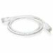 Quiktron Q-Series Patch Cords, CAT5E, Booted, White, 100 FT - 100 ft Category 5e Network Cable for Network Device - First End: 1 x RJ-45 Network - Male - Second End: 1 x RJ-45 Network - Male - Patch Cable - Gold Plated Connector - 24 AWG - White