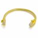 Quiktron Q Cat.6a Patch Network Cable - 14 ft Category 6a Network Cable for Network Device - First End: 1 x RJ-45 Network - Male - Second End: 1 x RJ-45 Network - Male - Patch Cable - Gold Plated Connector - CM - 24 AWG - Yellow