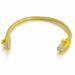 Quiktron Q-Series Cat.6a UTP Patch Network Cable - 9 ft Category 6a Network Cable for Network Device - First End: 1 x RJ-45 Network - Male - Second End: 1 x RJ-45 Network - Male - Patch Cable - Gold Plated Connector - CM - 24 AWG - Yellow