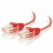 Quiktron Q-Series 28 AWG CAT6 Patch Cable, Red, 1 FT - 1 ft Category 6 Network Cable for Network Device - First End: 1 x RJ-45 Network - Male - Second End: 1 x RJ-45 Network - Male - Patch Cable - 28 AWG - Red