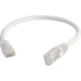 Quiktron Q-Series Patch Cords, Cat6, booted, White, 3 ft - 3 ft Category 6 Network Cable for Network Device - First End: 1 x RJ-45 Network - Male - Second End: 1 x RJ-45 Network - Male - Patch Cable - Shielding - Gold Plated Connector - CM - 24 AWG - Whit