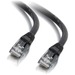 Quiktron Q Cat.6 Patch Network Cable - 14 ft Category 6 Network Cable for Network Device - First End: 1 x RJ-45 Network - Male - Second End: 1 x RJ-45 Network - Male - Patch Cable - 24 AWG - Black - 1 Each