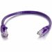 Quiktron Q-Series Patch Cords, CAT6, booted, Purple - 35 ft Category 6 Network Cable for Network Device - First End: 1 x RJ-45 Network - Male - Second End: 1 x RJ-45 Network - Male - Patch Cable - Gold Plated Connector - 24 AWG - Purple