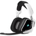 Corsair VOID RGB ELITE Wireless Premium Gaming Headset with 7.1 Surround Sound - White - Stereo - Wireless - 40 ft - 32 Ohm - 20 Hz - 30 kHz - Over-the-head - Binaural - Circumaural - Omni-directional Microphone - White