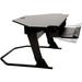 3M Precision Standing Desk for Corner Desk - 42 lb Load Capacity - 31.2" Height x 42" Width x 6.2" Depth - Desktop - Black