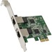 SYBA Dual 2.5 Gigabit Ethernet PCI-e x1 Network Card - PCI Express x16 - 2 Port(s) - 2 - Twisted Pair - 2.5GBase-T - Plug-in Card
