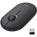 Logitech Pebble Wireless Mouse M350 - Optical - Wireless - Bluetooth/Radio Frequency - 2.40 GHz - Graphite - USB - 1000 dpi - Scroll Wheel - 3 Button(s)