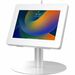 CTA Digital Hyperflex Security Kiosk Stand for Tablets (WHITE) - Up to 11" Screen Support - 11" Height x 8.3" Width x 8.7" Depth - Metal, Aluminum - White