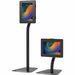 CTA Digital Premium Height-adjustable Floor-to-desk Security Kiosk for Tablets - 47.2" Height x 10.2" Width x 12.6" Depth - Floor Stand, Desktop - Metal